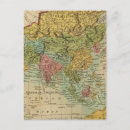 Search for 4 postcards Asia