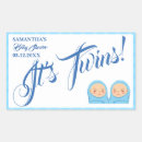 Search for boy twins baby shower stickers Trendy