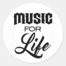 Search for music is life stickers Band