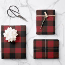Search for red and black plaid wrapping paper Traditional