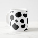 Search for black and white cow pattern mugs For her