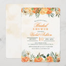 Search for fruit bridal shower invitations Orange