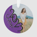 Search for purple round christmas tree decorations High school