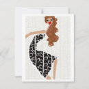 Search for modern dancing cards Black and white
