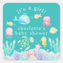 Search for under the sea square stickers Baby shower