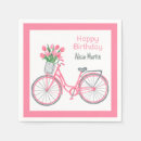 Search for bicycle napkins Watercolor