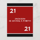 Search for male 21st birthday invitations Black