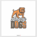 Search for angry wolf stickers Pug