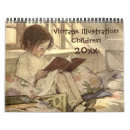 Search for vintage children calendars Retro