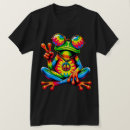 Search for peace frog tshirts Hippie