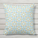 Search for blue and yellow cushions Mediterranean