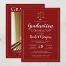 Search for red and gold graduation invitations Graduate