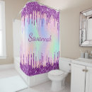 Search for holographic shower curtains Pink