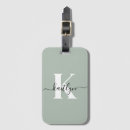 Search for sage green luggage tags Elegant