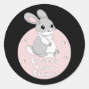Search for funny bunny stickers Cute