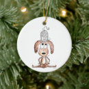 Search for funny dog christmas tree decorations Whimsical