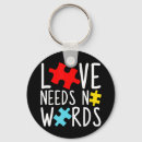 Search for love word key rings Cute