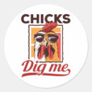 Search for chicks dig stickers Rooster