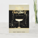 Search for champagne christmas cards Gold