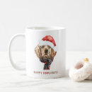Search for golden retriever christmas mugs Cute