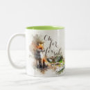 Search for funny fox mugs Watercolor