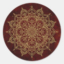 Search for red mandala stickers Yoga