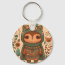 Search for owl cartoon key rings Brown
