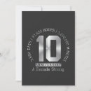 Search for a 10 invitations 10th anniversary