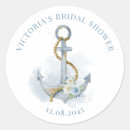 Search for anchor bridal shower stickers Nautical