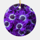 Search for violet flower christmas tree decorations Purple