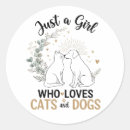 Search for girl and dog stickers For her
