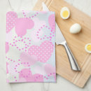Search for pink heart tea towels Whimsical
