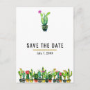 Search for cactus save the dates Watercolor