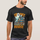 Search for vintage haunted house tshirts Spooky