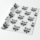 Search for racoon wrapping paper Cute animal