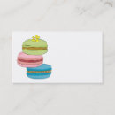 Search for macaron business cards Cafe