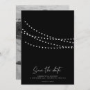 Search for string lights save the dates Modern