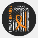 Search for leukemia cancer stickers Orange