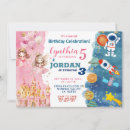 Search for twin sisters birthday invitations Double