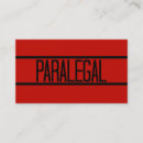 Search for paralegal business cards Black