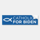 Search for catholic bumper stickers biden