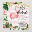 Search for flamingle party invitations Tropical