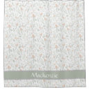 Search for wildflower shower curtains Chic floral pattern