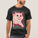 Search for psychedelic cat tshirts Vintage