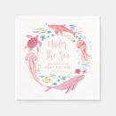 Search for under the sea baby shower napkins Coral