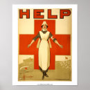 Search for vintage red cross posters Retro