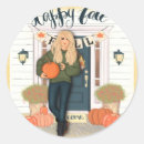 Search for fall scene stickers Thanksgiving