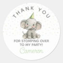 Search for kids elephant stickers Green
