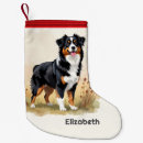 Search for aussie christmas stockings Australian shepherd