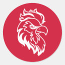 Search for red eagle logo stickers Jsu fan gear design